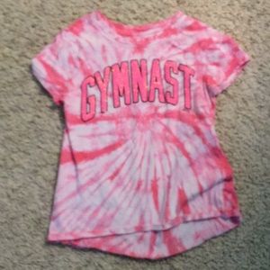 A neon pink T-shirt and matching shorts